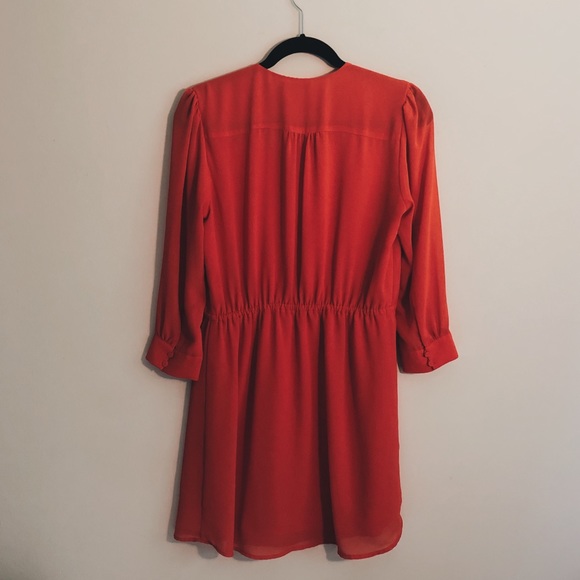 H&M | Red Orange Sheath Dress - Picture 5 of 7